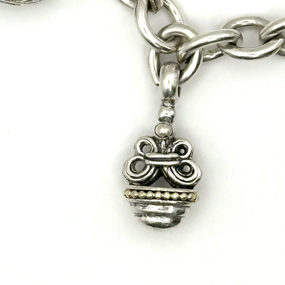 Lagos Two Tone 5 Charm Bracelet
